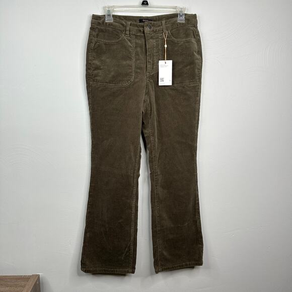 Quince Organic Stretch Corduroy Flare Pants - Picture 3 of 8